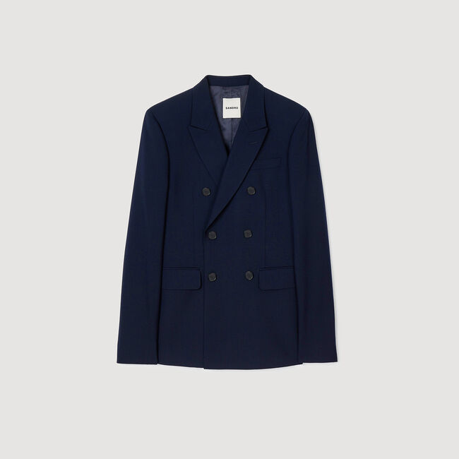 Double-breasted suit jacket